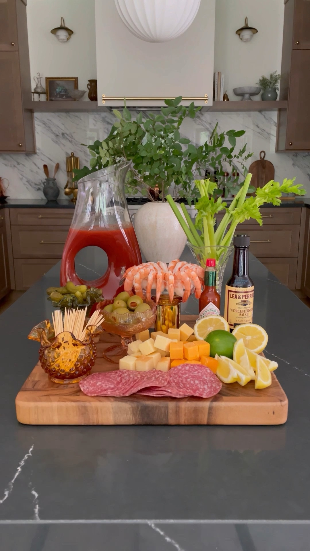 Love this Bloody Mary charcuterie bar setup for Christmas or New Year’s Day! ✨ Linking what I can here! 

#LTKHome #LTKHoliday #LTKfoodie