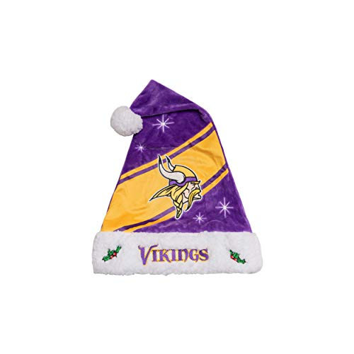 FOCO H10NF19HENFL Minnesota Vikings High End Holiday Santa Hat CapHigh End Holiday Santa Hat Cap, Team Color, One Size | Amazon (US)