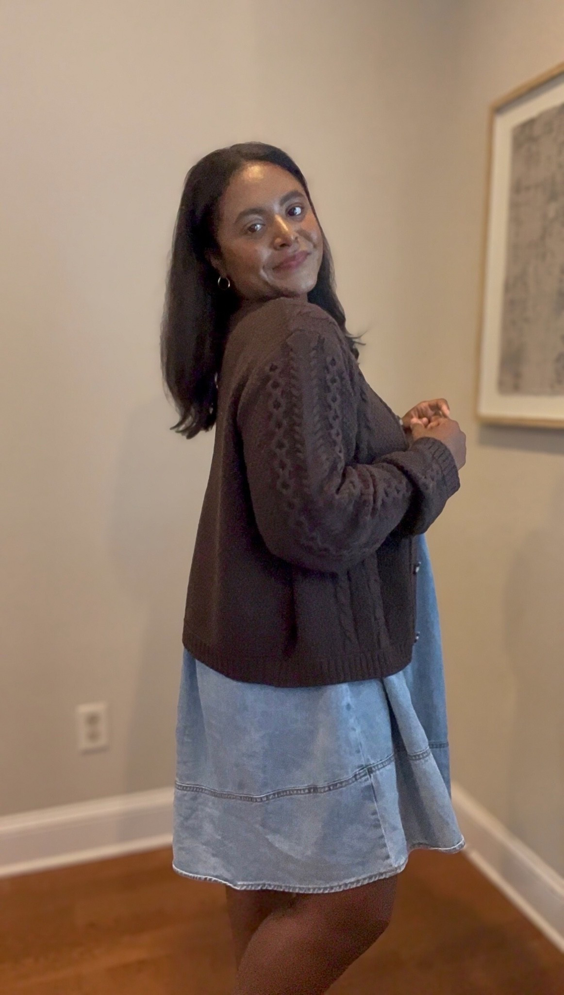 Target brown cable knit cardigan on sale! 

#LTKStyleTip #LTKSeasonal #LTKSaleAlert