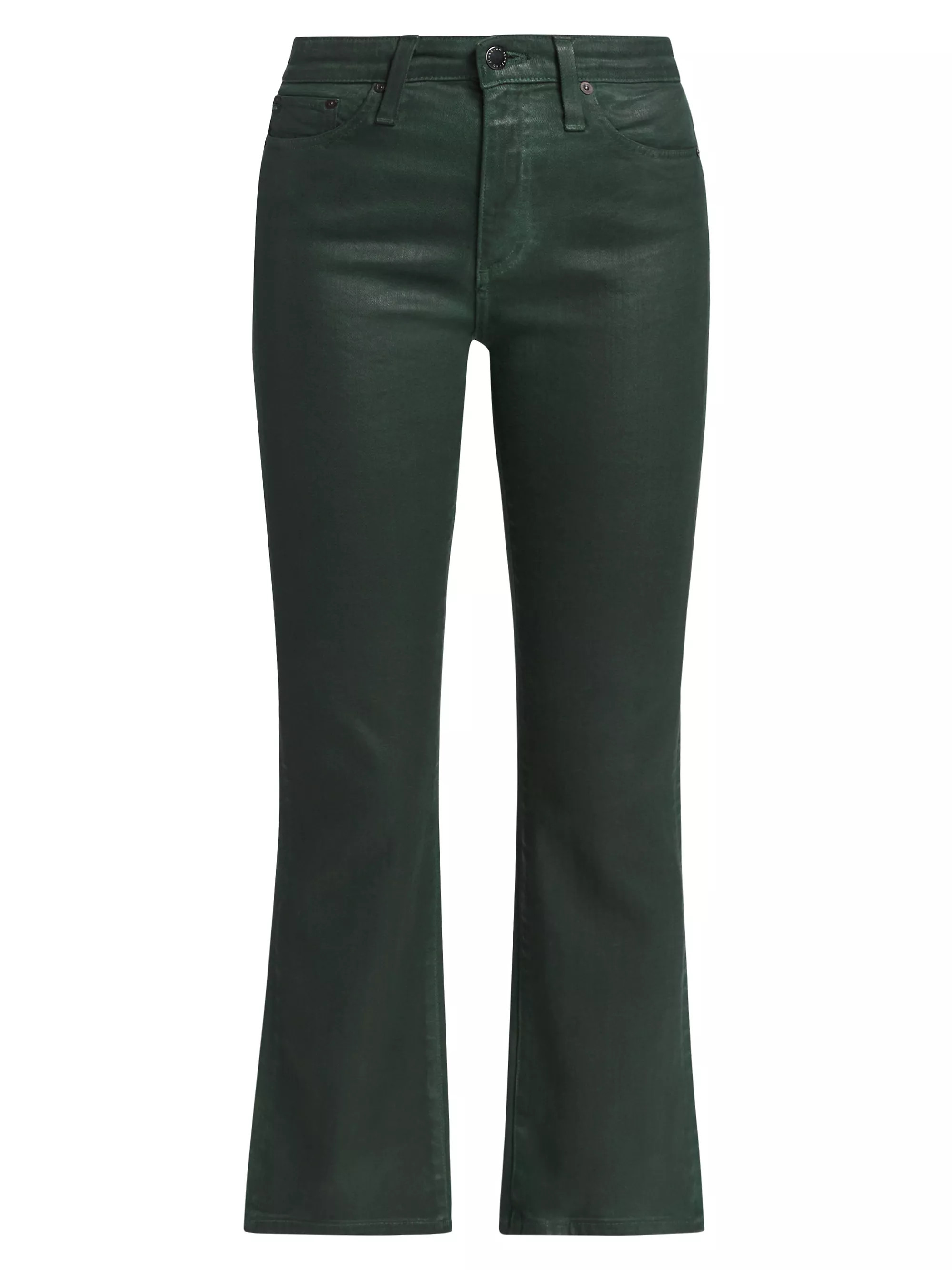 Farrah Coated Cropped Bootcut Jeans | Saks Fifth Avenue