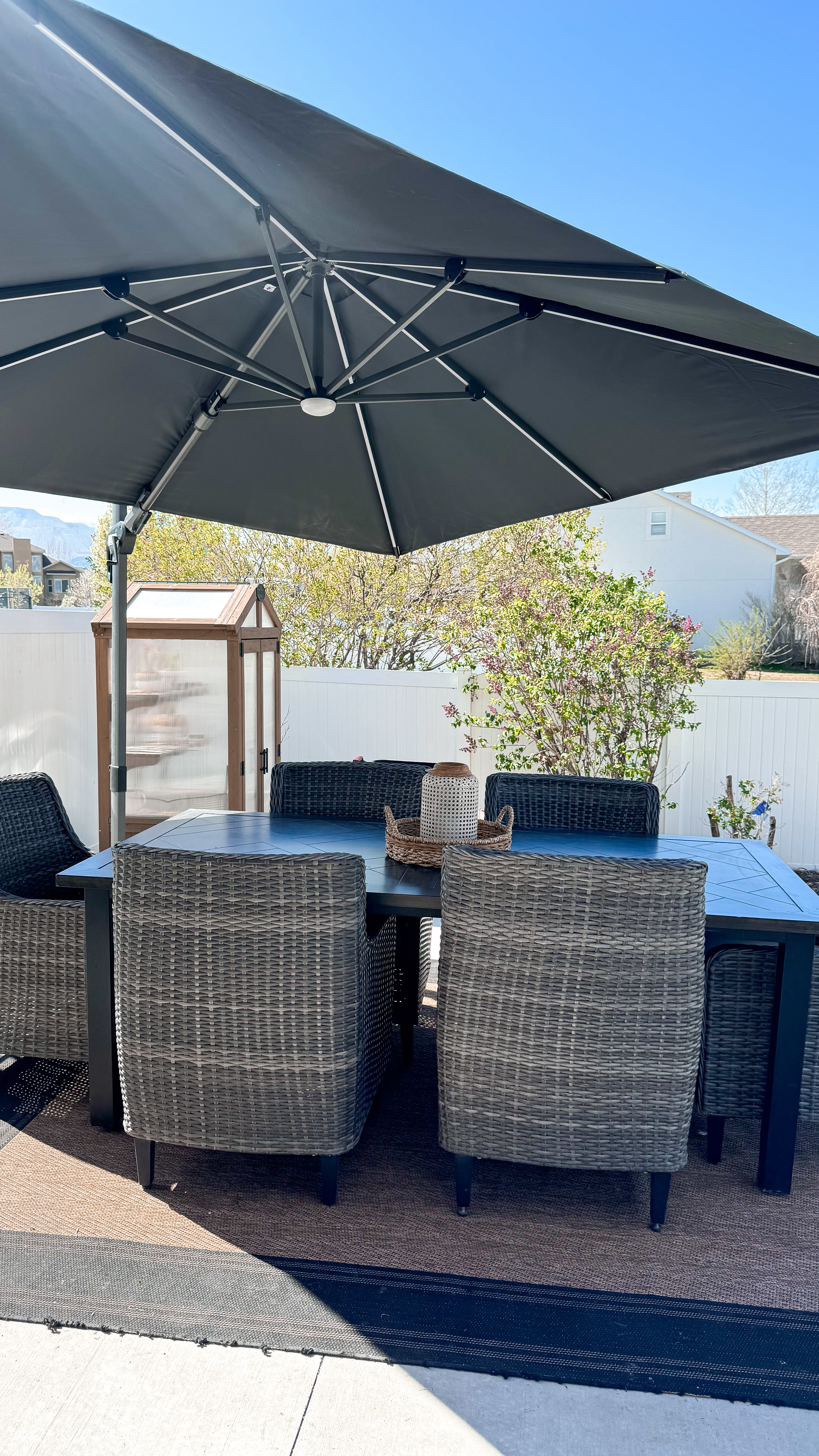 🪺Can we take a moment for this umbrella?!
The @purpleleafgarden patio umbrella is not just beautiful, it’s functional too — giving us all the shade and style we needed out here. Total game changer for our backyard vibes!

Use Code Jennie111 to save. 
🔗🔗 in bio

#patioumbrella #outdoorfurniture #patiodecor #purpleleaf #ourhousetoohome #amazon #amazonfinds #outdoorliving #patiodesign #umbrella #outdoorshade #ltkhomedecor #ltk #patiogoals 
#homevibesdecorapril15