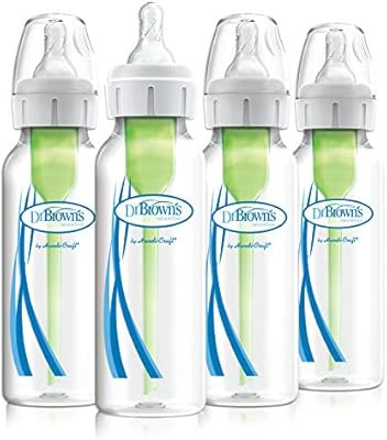 Dr. Brown's Baby Bottle, Options+ Anti-Colic Narrow Bottle, 8 Ounce (Pack of 4) | Amazon (US)
