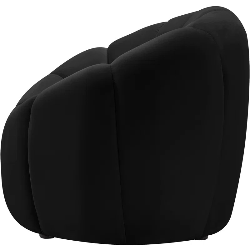 Elijah 49'' Wide Tufted Velvet Armchair | Wayfair North America