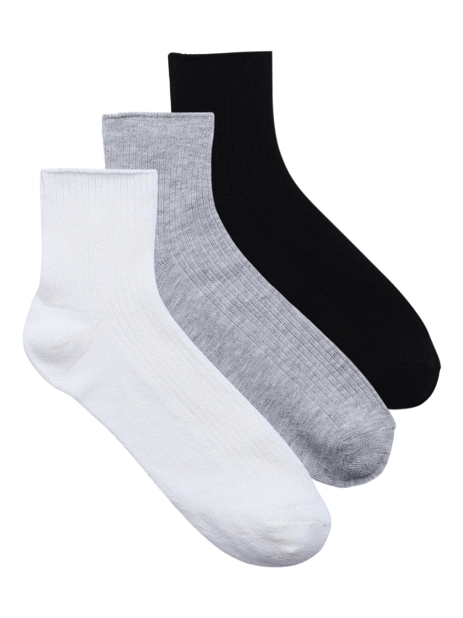 No Boundaries Ankle Socks, 3-Pack, Women's, Size 4-10 | Walmart (US)