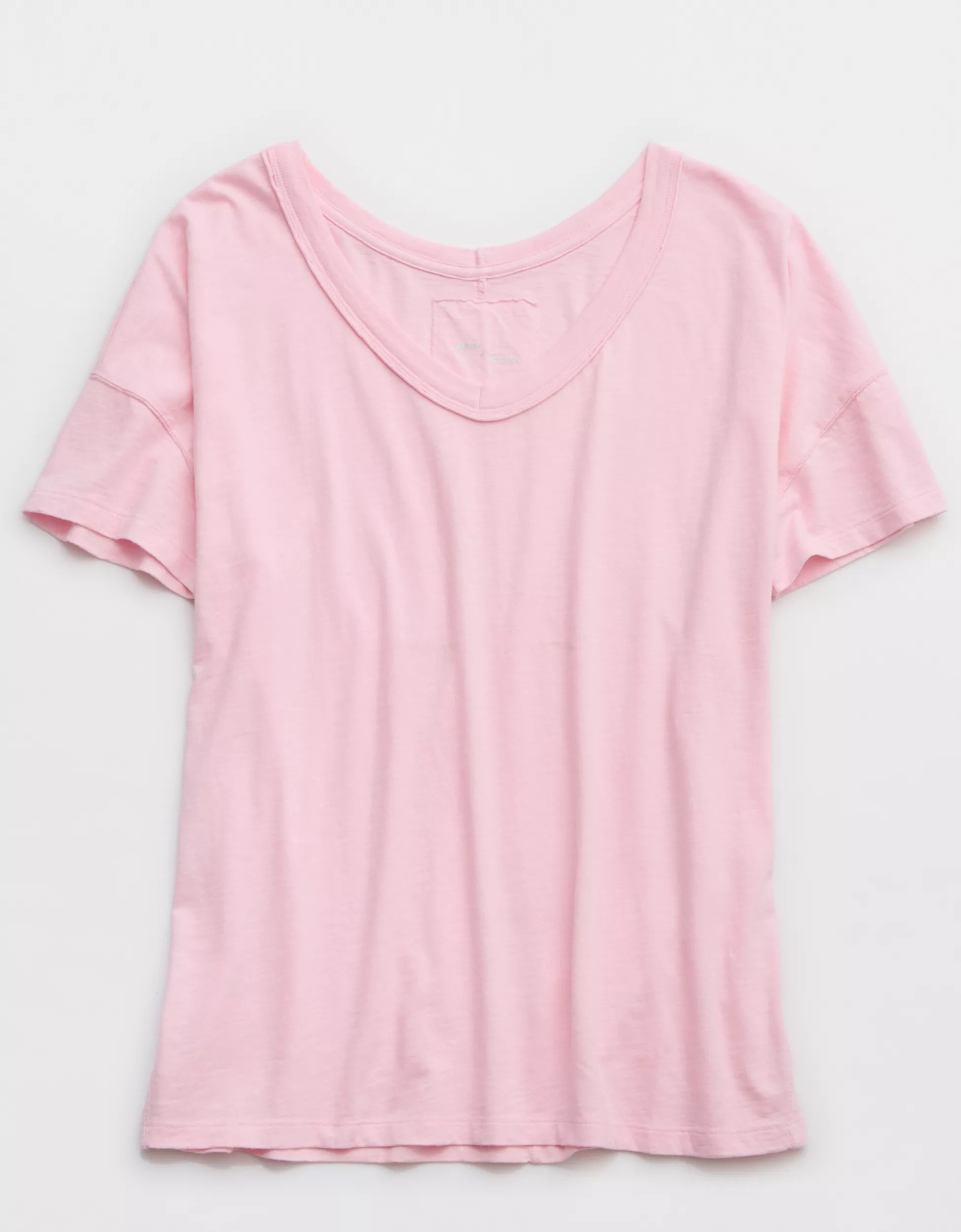 Aerie Oversized V-Neck Boyfriend T-Shirt | Aerie