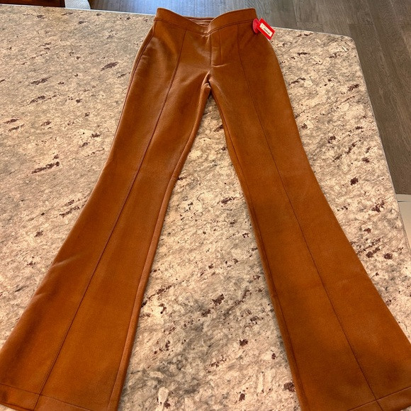 Women's Flared Spanx Suede Pants | Poshmark