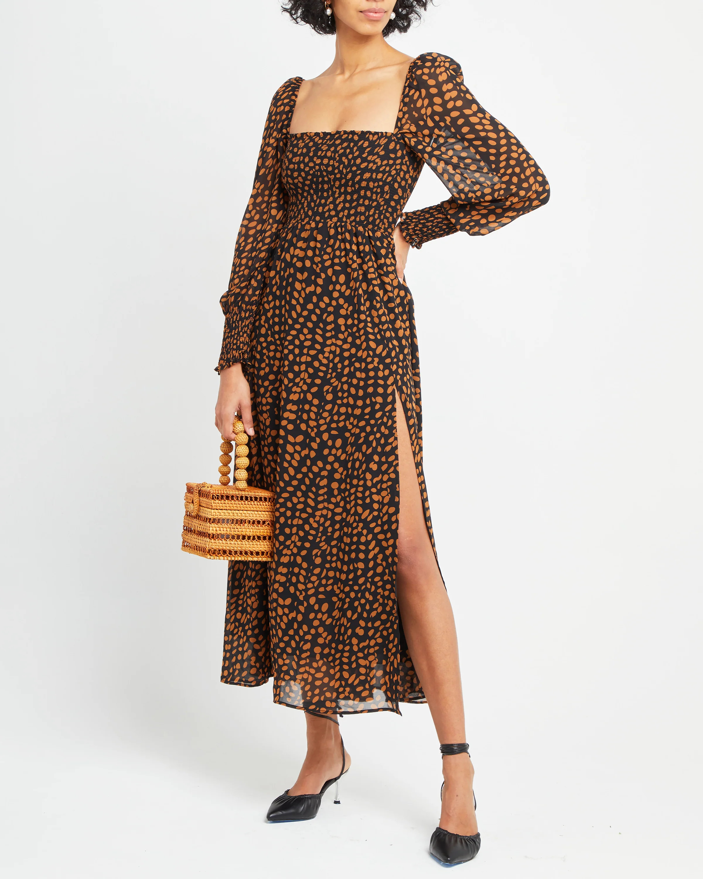 Classic Smocked Maxi Dress | Few Moda