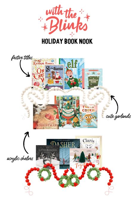 The holiday book nook, Christmas books, kids room decor, Christmas decor, festive kids room 

#LTKHoliday #LTKSeasonal #LTKfamily