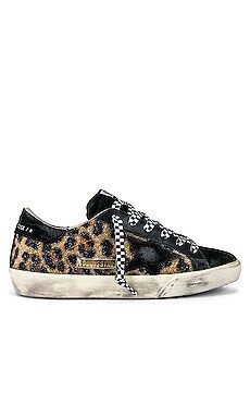 Golden Goose Superstar Sneaker in Beige, Brown, Black, Leopard, & Black from Revolve.com | Revolve Clothing (Global)