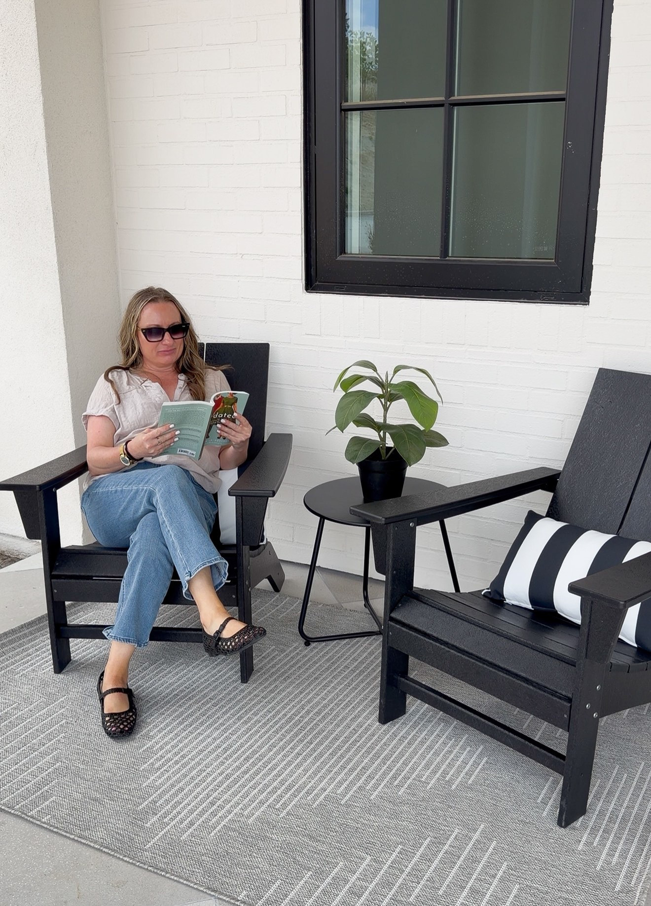 #ad I partnered with @Wayfair to spruce up my front patio! So many great outdoor items on sale!! #WayfairPartner #Wayfair