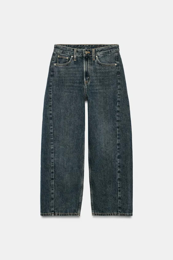 MID-WAIST - RELAXED LEG - ANKLE LENGTHZARA WOMAN COLLECTIONMid-waist jeans with belt loops. Featu... | Zara DE