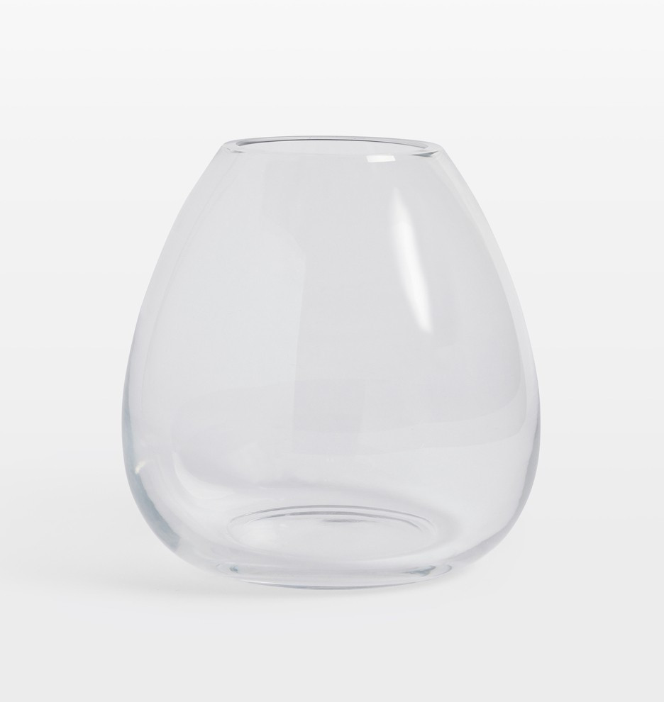 Handblown Audrey Medium Wide Mouth Glass Vase | Rejuvenation