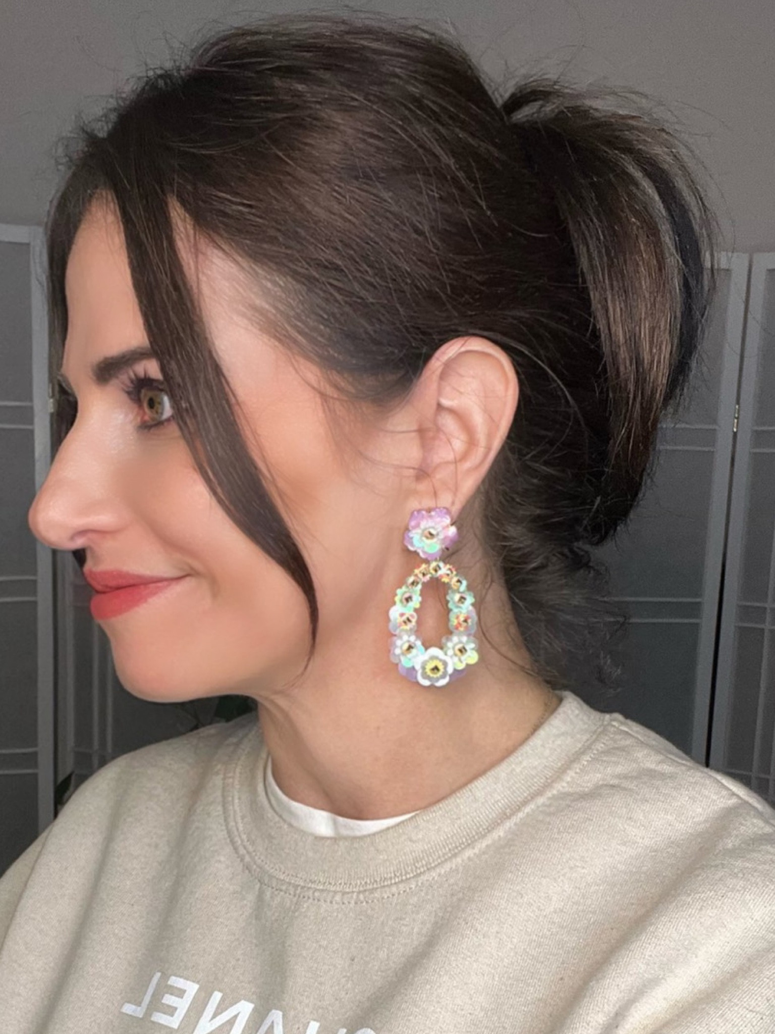 Beautiful spring earrings. They are perfect and do not weigh the ear down at all. 

#LTKSeasonal #LTKover40 #LTKstyletip