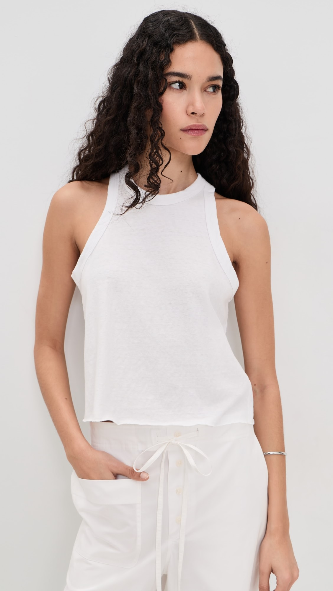 Slub Cutaway Tank | Shopbop