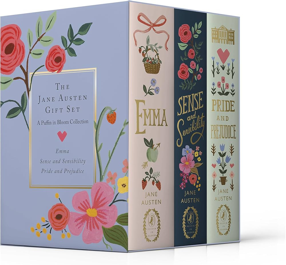 The Jane Austen Gift Set: A Puffin in Bloom 3-Book Collection: Pride and Prejudice, Emma, and Sen... | Amazon (US)