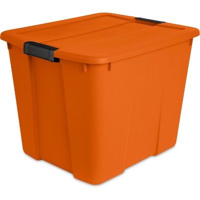20gal Latching Storage Tote Orange - Brightroom™ | Target
