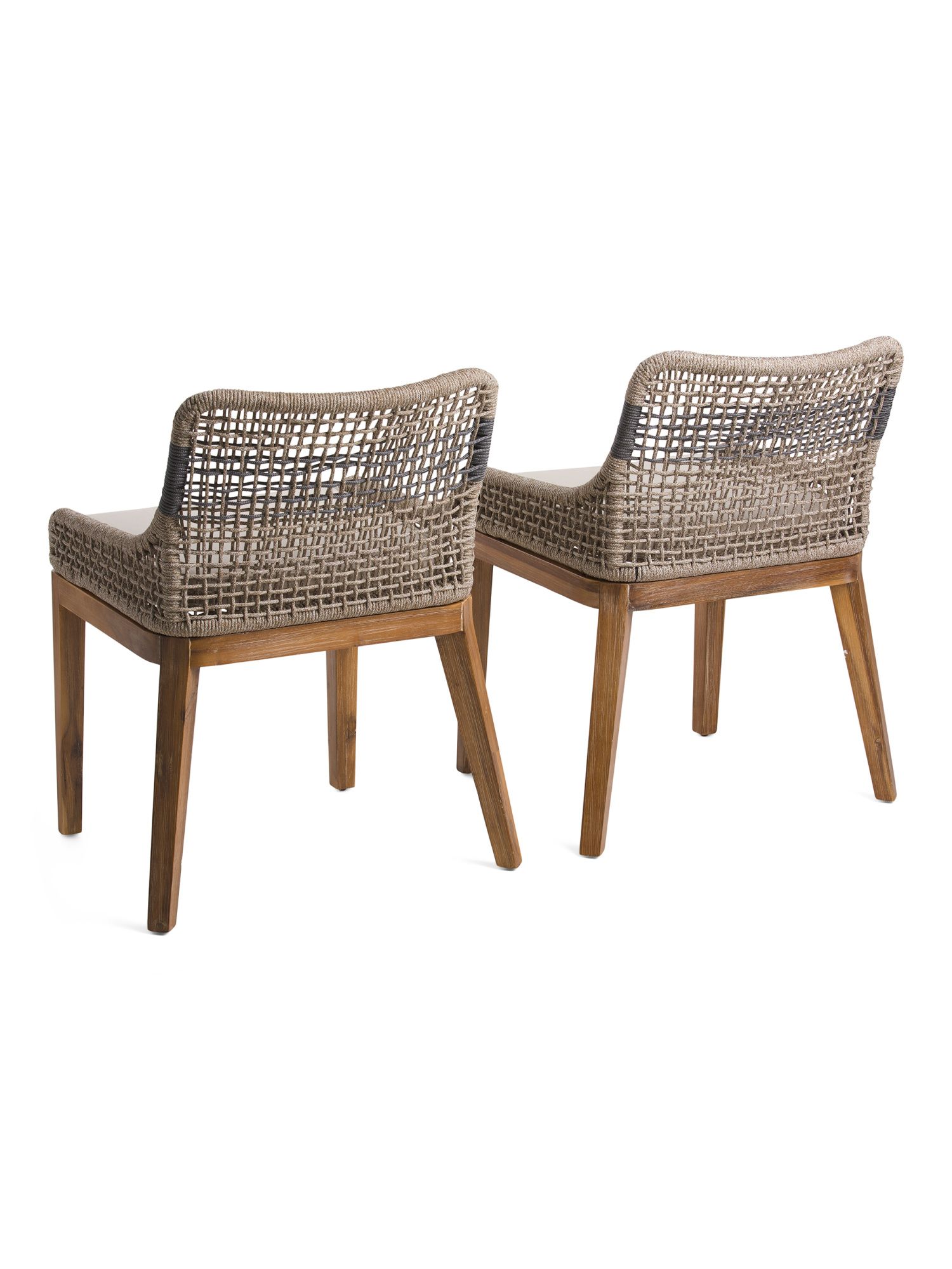 Set Of 2 Woven Stripe Dining Chairs | Kitchen & Dining Room | Marshalls | Marshalls