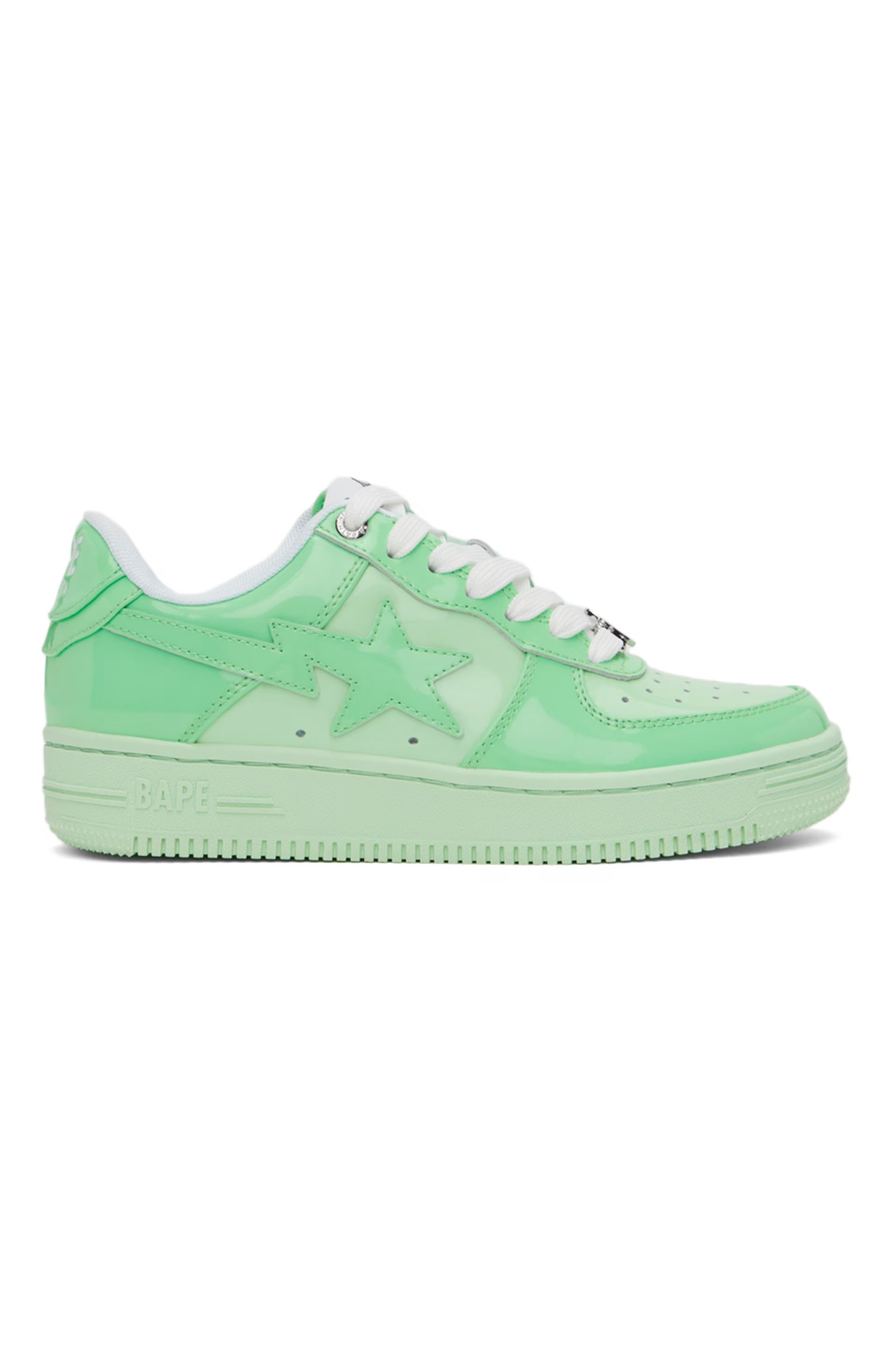 BAPE - Green STA Sneakers | SSENSE