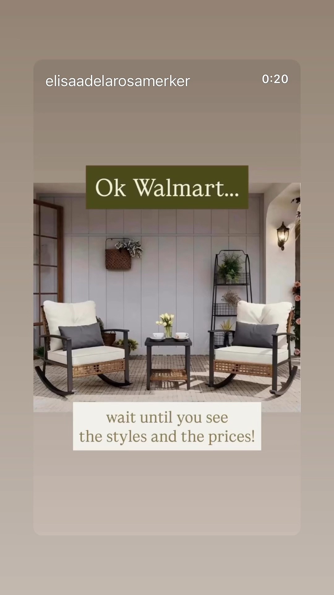 I’m actually in shock… 🤯🤎

These outdoor patio sets look like they’re straight from Pottery Barn / Restoration Hardware — but they’re from Walmart and on clearance + flash sale pricing right now.

Yes...I had to double check.

If you’ve been thinking about upgrading your outdoor space, this is your moment ✨


#WalmartFinds #LuxuryForLess #PatioInspo #OutdoorLiving #HomeFinds #ClearanceFinds 

#LTKSaleAlert #LTKSeasonal