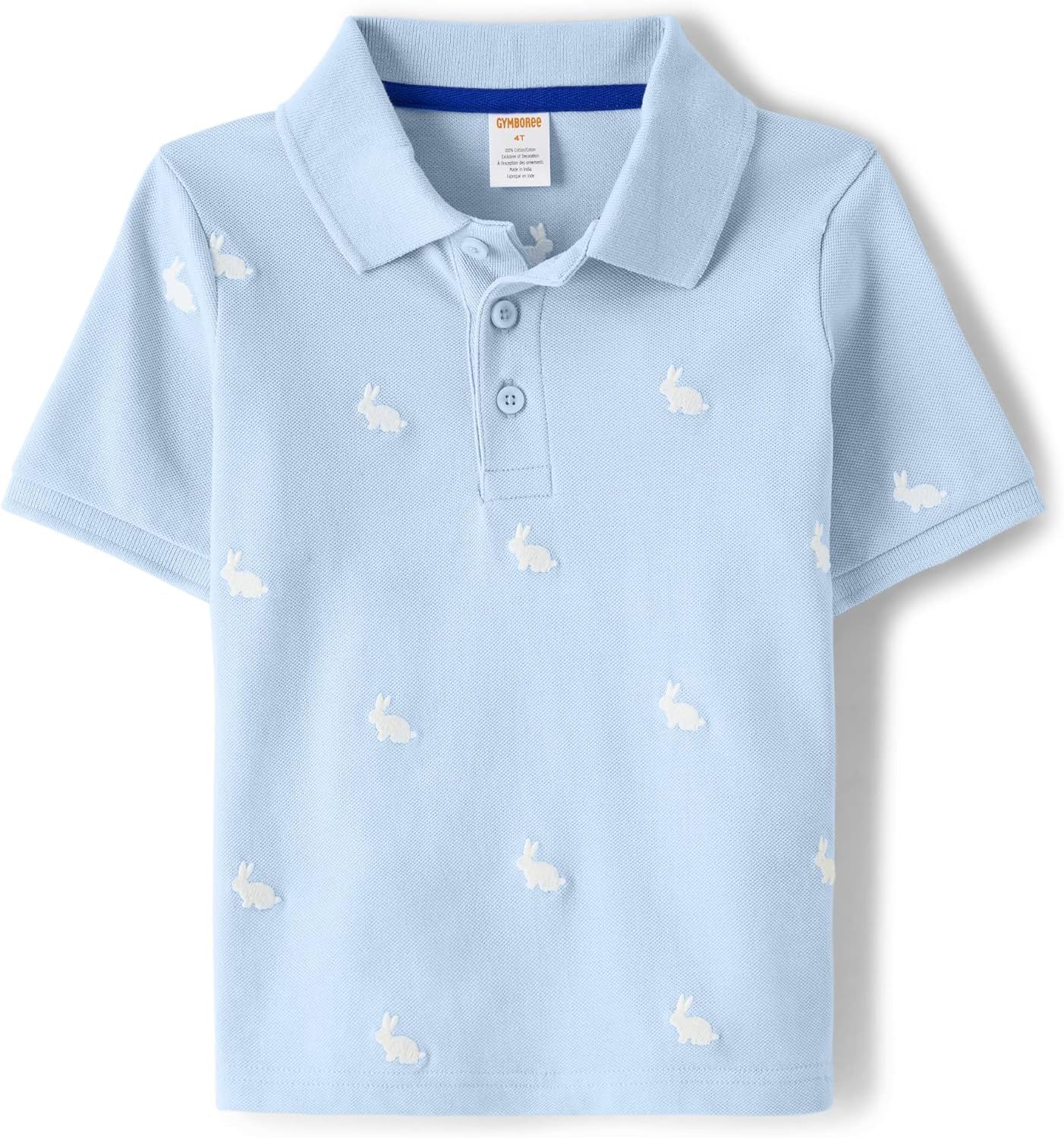 Gymboree Boys' and Toddler Embroidered Short Sleeve Polo Shirt | Amazon (US)