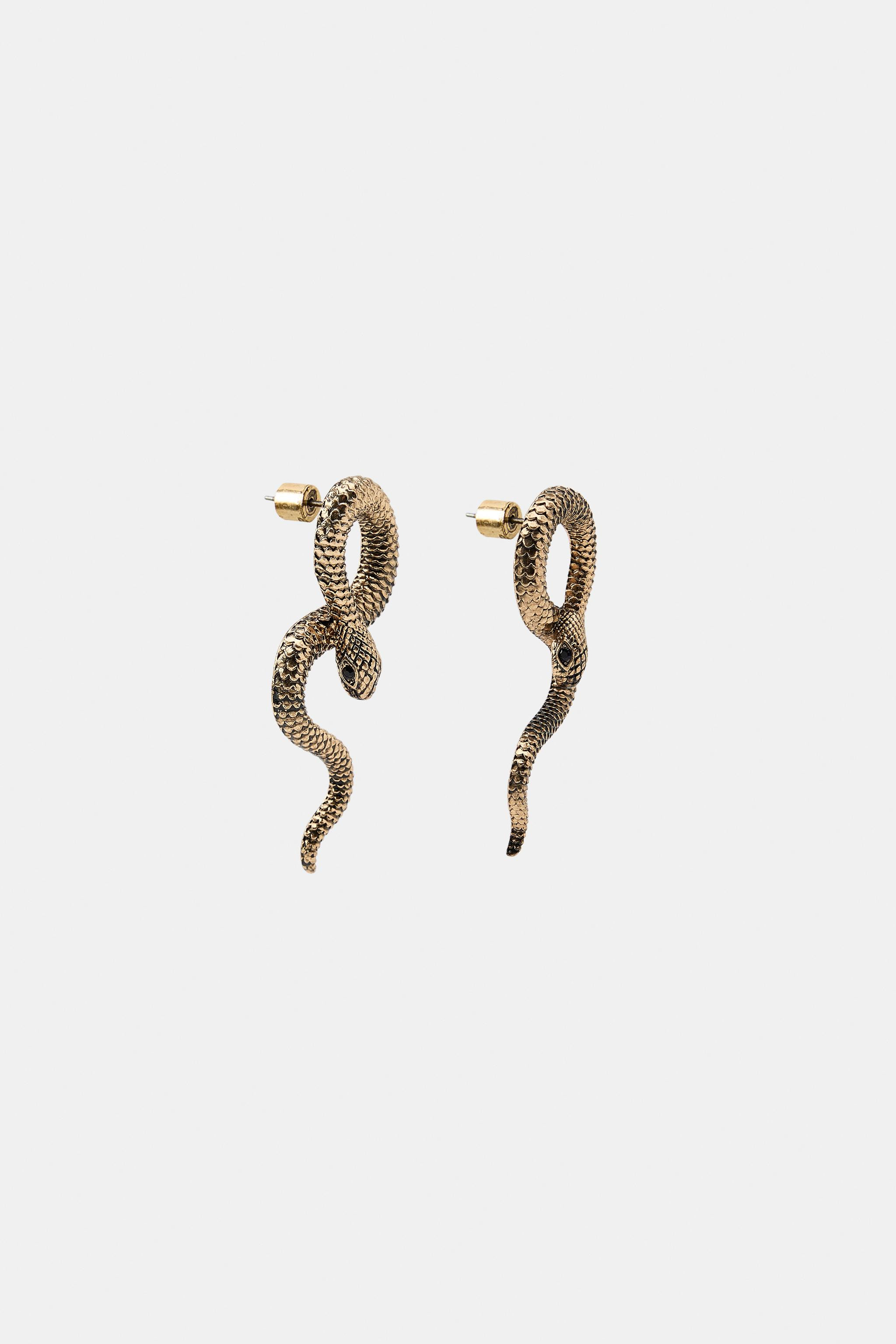 SNAKE EARRINGS | Zara US