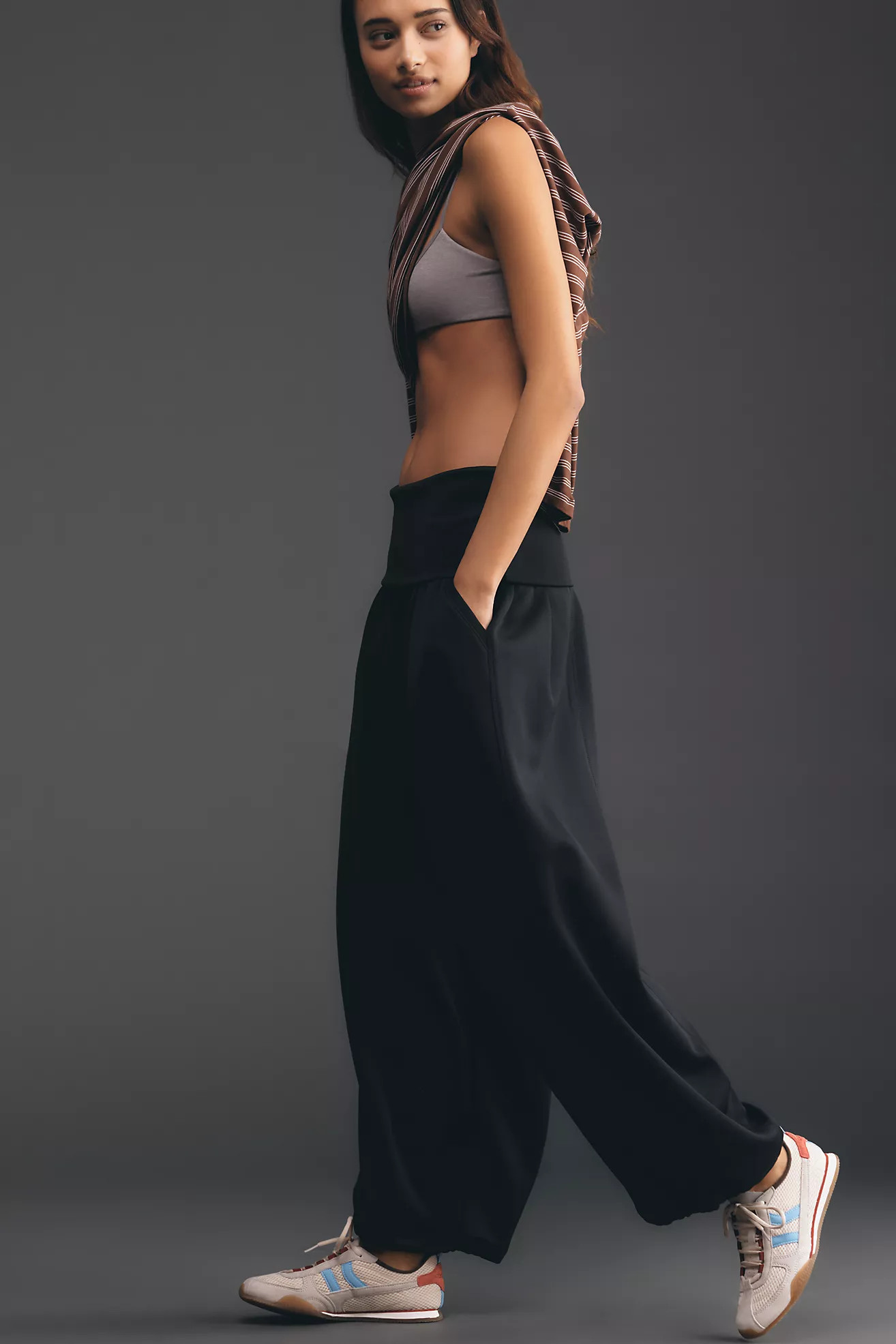 Daily Practice Foldover Balloon Pants | Anthropologie (US)