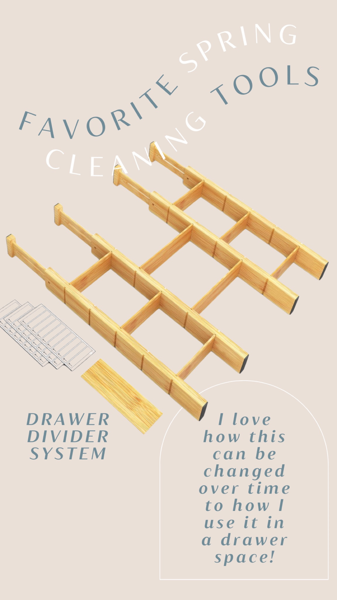 THIS was a new to me way to organize my drawers! A divider system! I can change it over the years to how we use it! My junk drawer isn’t scary anymore! Comes in multiple colors!

#LTKU #LTKhome #LTKfamily