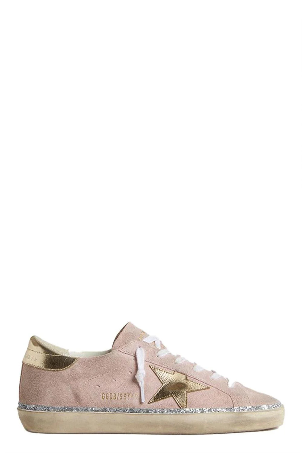 Super Star Glitter Sneaker - Pink Platinum | GOLDEN GOOSE | Marissa Collections