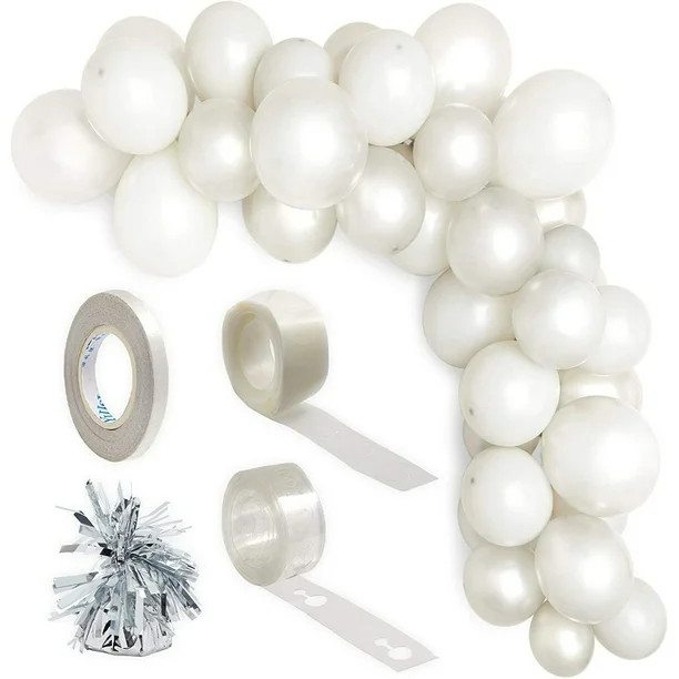 60 Pack Gray Latex Balloons 12 inch with Metallic Balloon Weight, Birthday Party Decorations | Walmart (US)