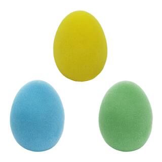 Assorted 6" Bright Flocked Easter Egg by Ashland® | Michaels | Michaels Stores