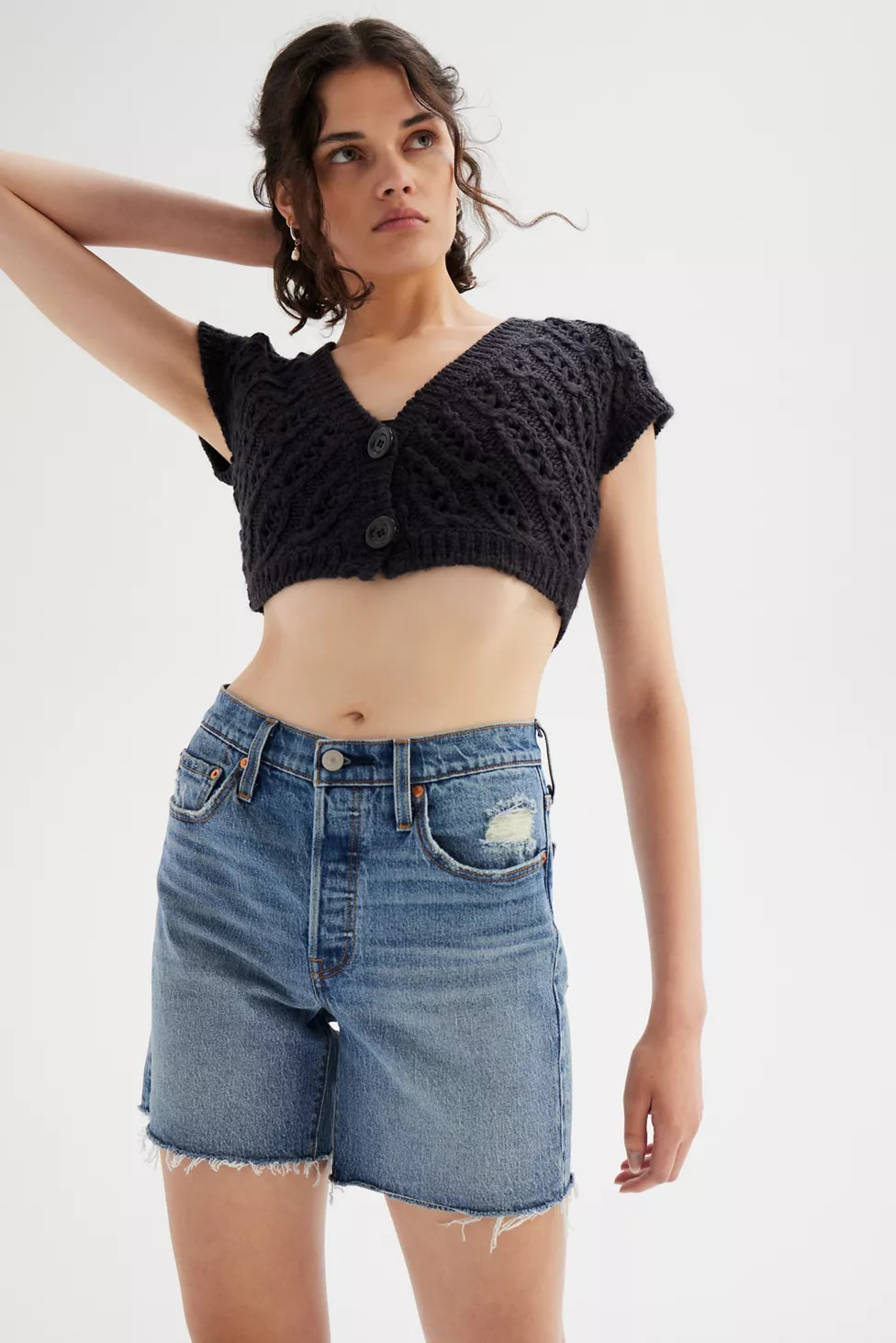 Levi’s® 501 Mid-Thigh Denim Short | Urban Outfitters (US and RoW)