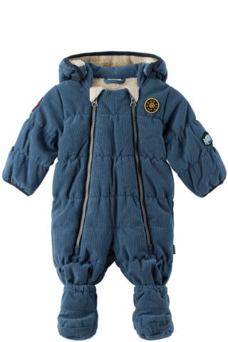 Molo - Baby Blue Hebe Snowsuit | SSENSE