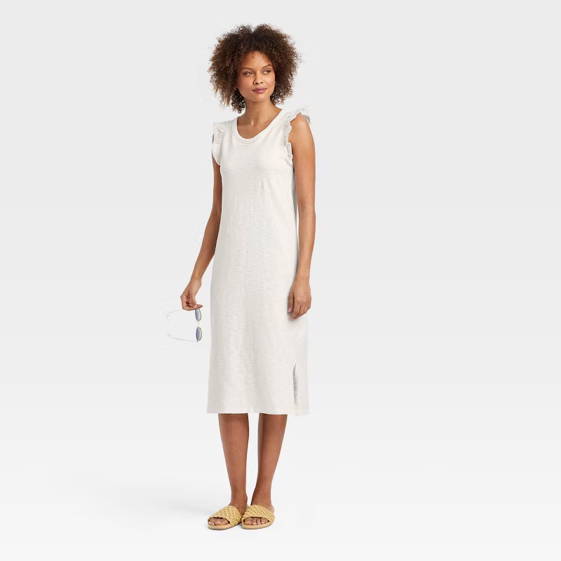 Women's Ruffle Tank Dress - Universal Thread™ | Target