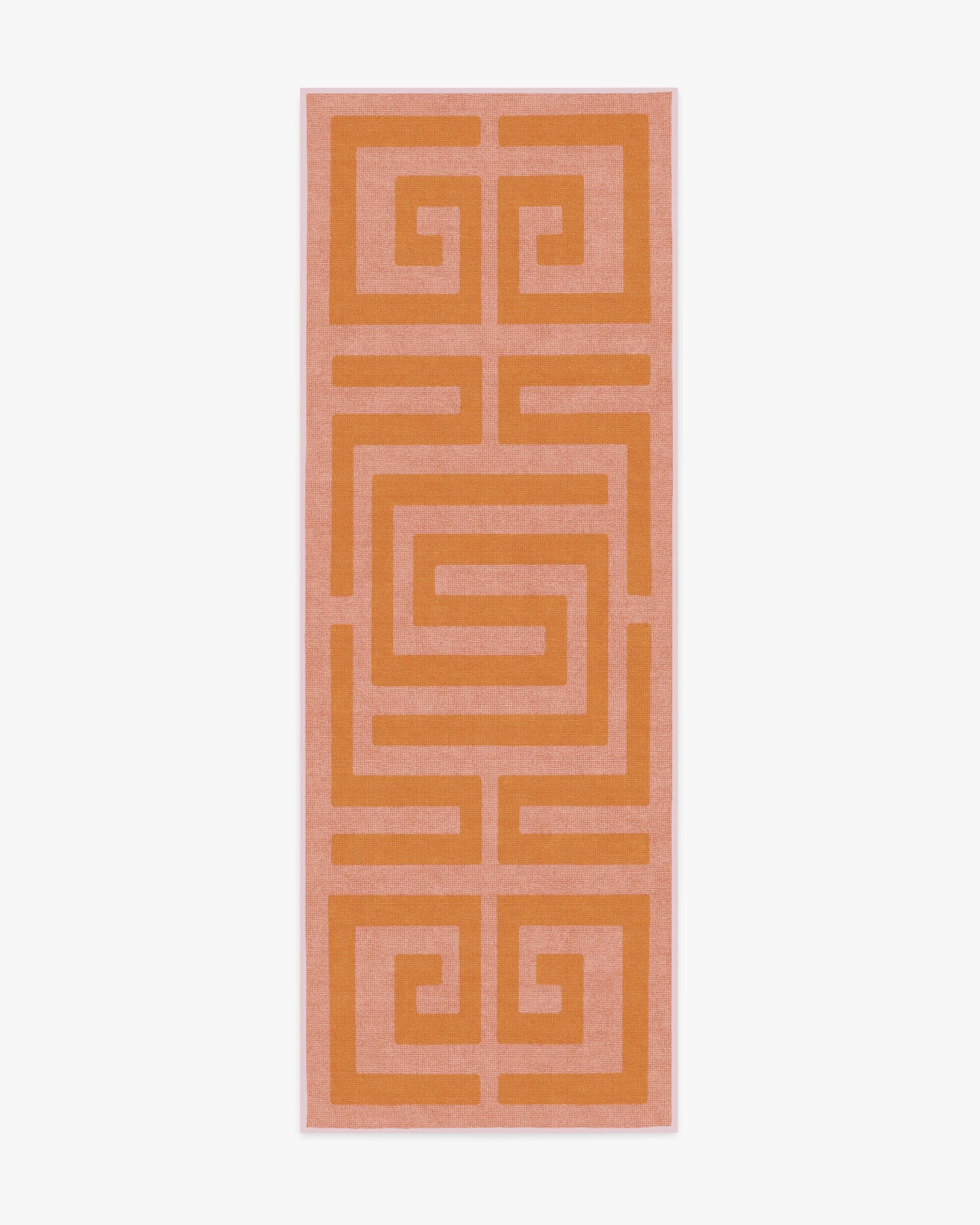 Maze Pink & Orange Rug | Ruggable
