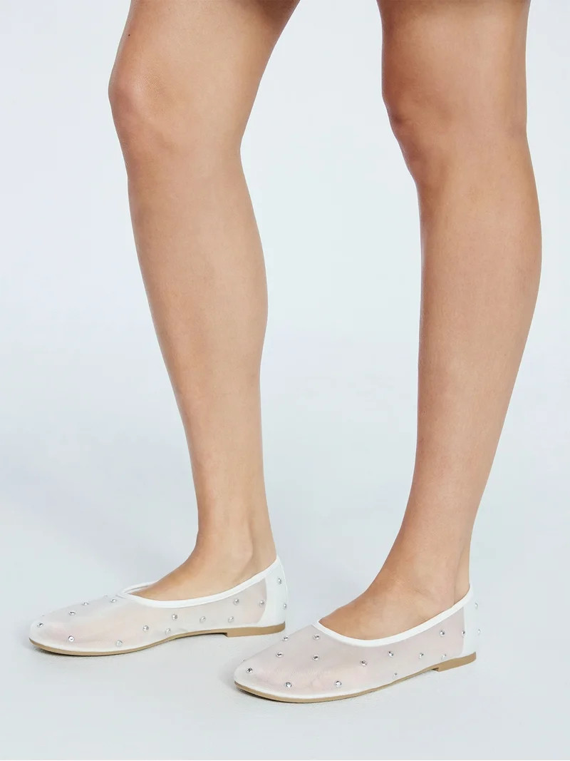 Scoop Women's Studded Mesh Flats | Walmart (US)