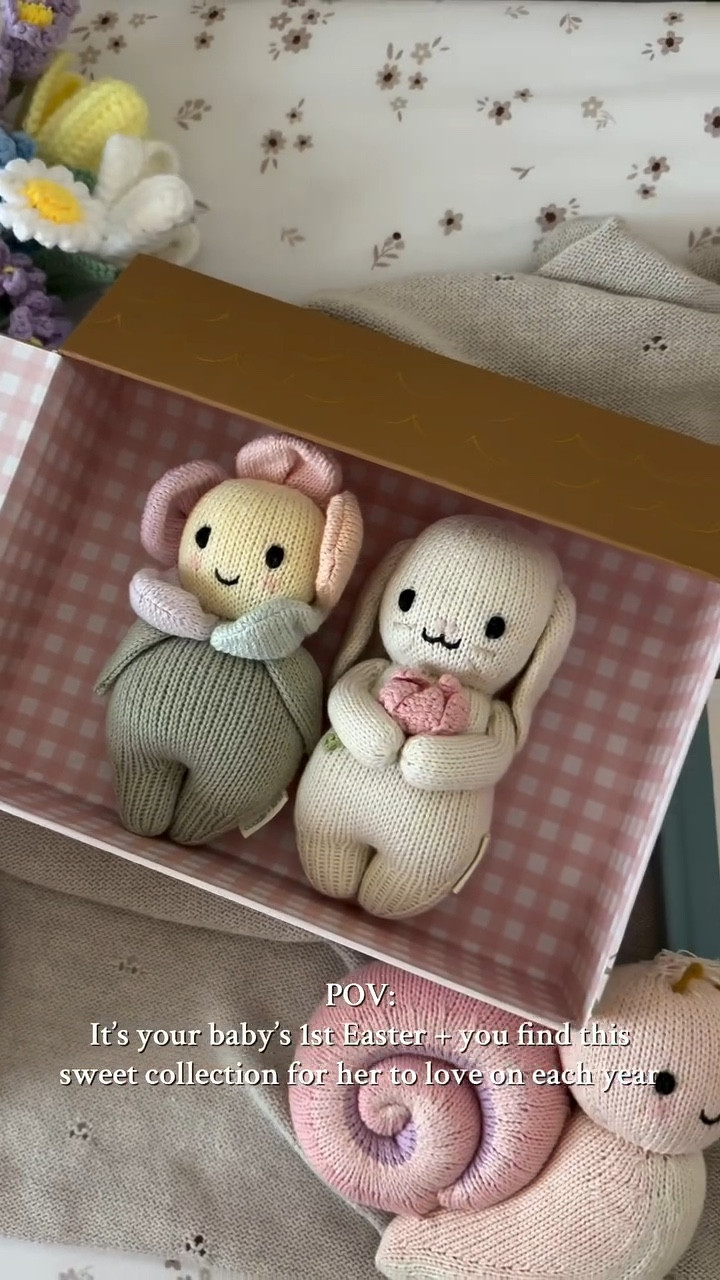 Your baby’s 1st Easter just got sweeter.
@cuddleandkind just released their Spring Babies and I couldn’t have asked for better additions to start this season with. 🐣💐

Buy 3 babies and get the limited edition garden cottage box, ready for play + transforming their space 🫶🏼