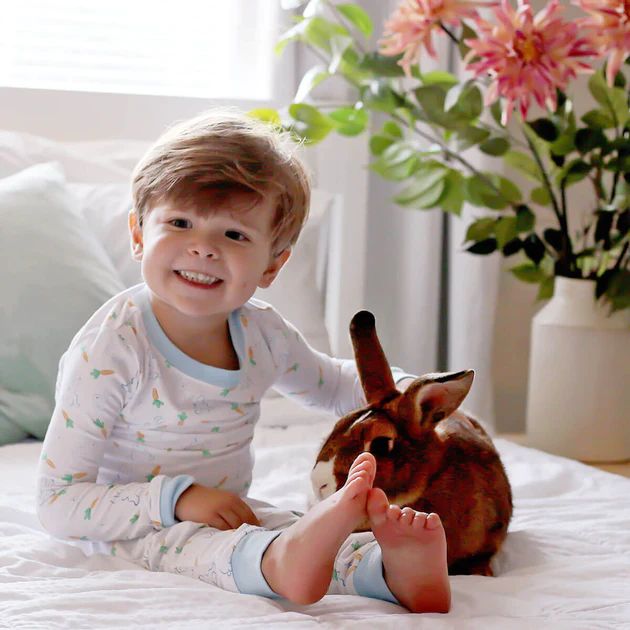 Easter Cuteness Blue Pajamas | Classic Whimsy