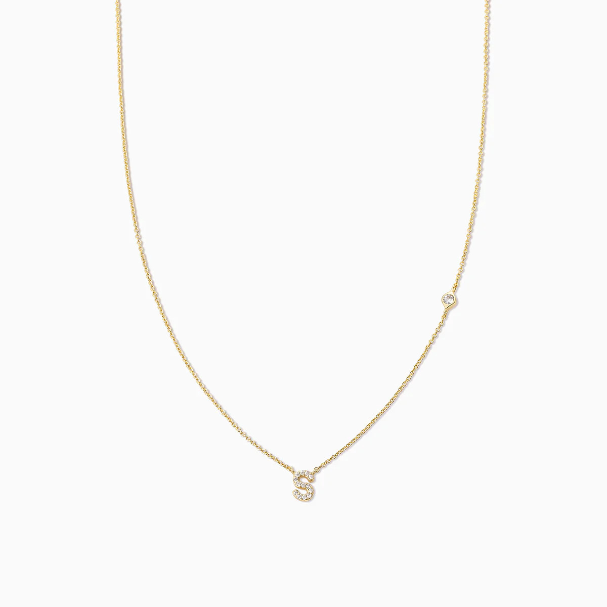 Pavé Initial Necklace | Uncommon James