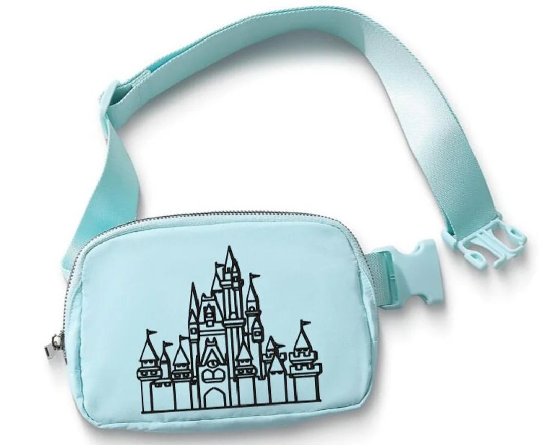 Cinderella Castle Belt Bag/disney Belt Bag/disney World Castle Crossbody/disney Trip Fanny Pack/c... | Etsy (US)