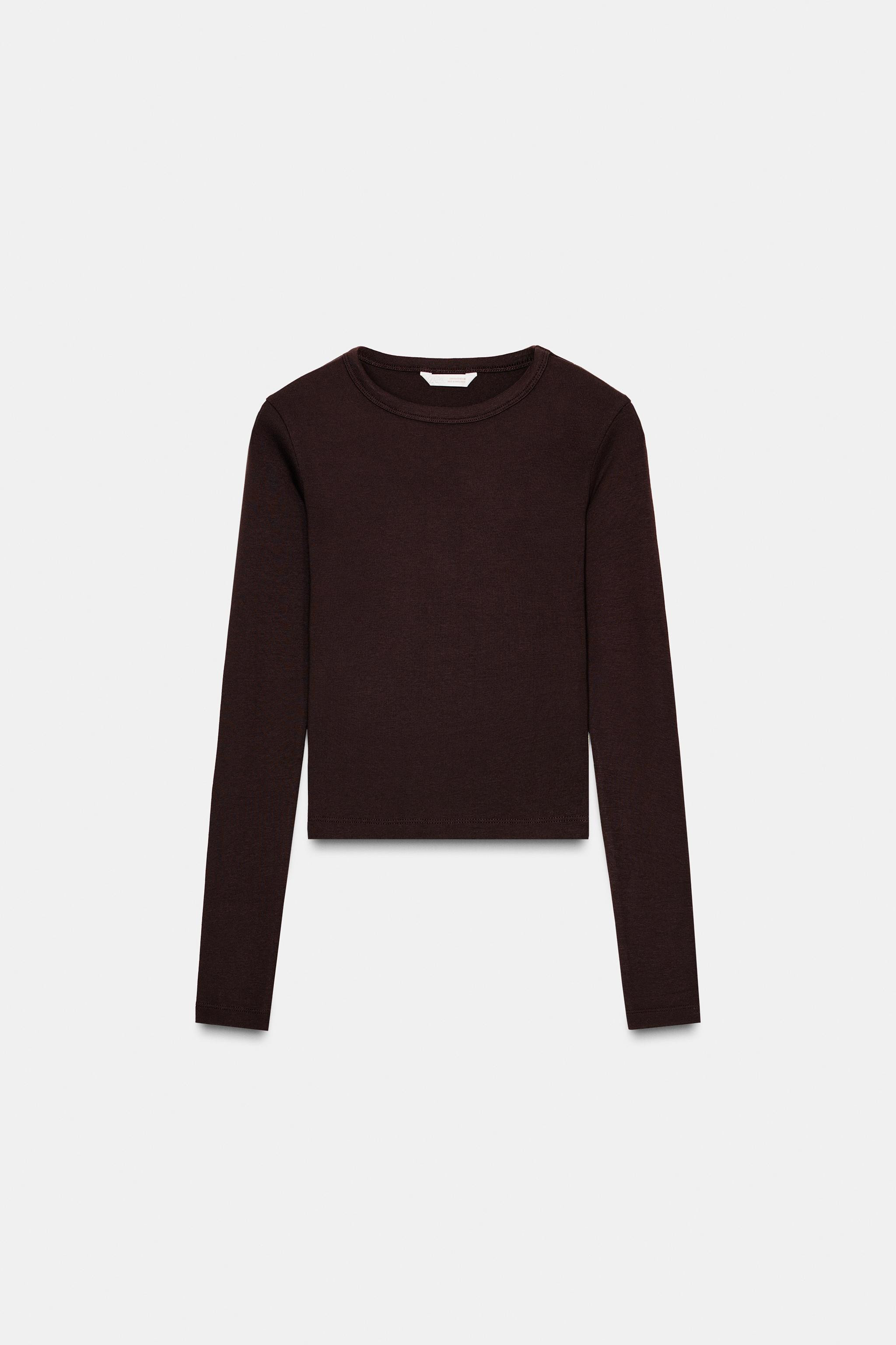 LONG SLEEVE T-SHIRT | Zara UK