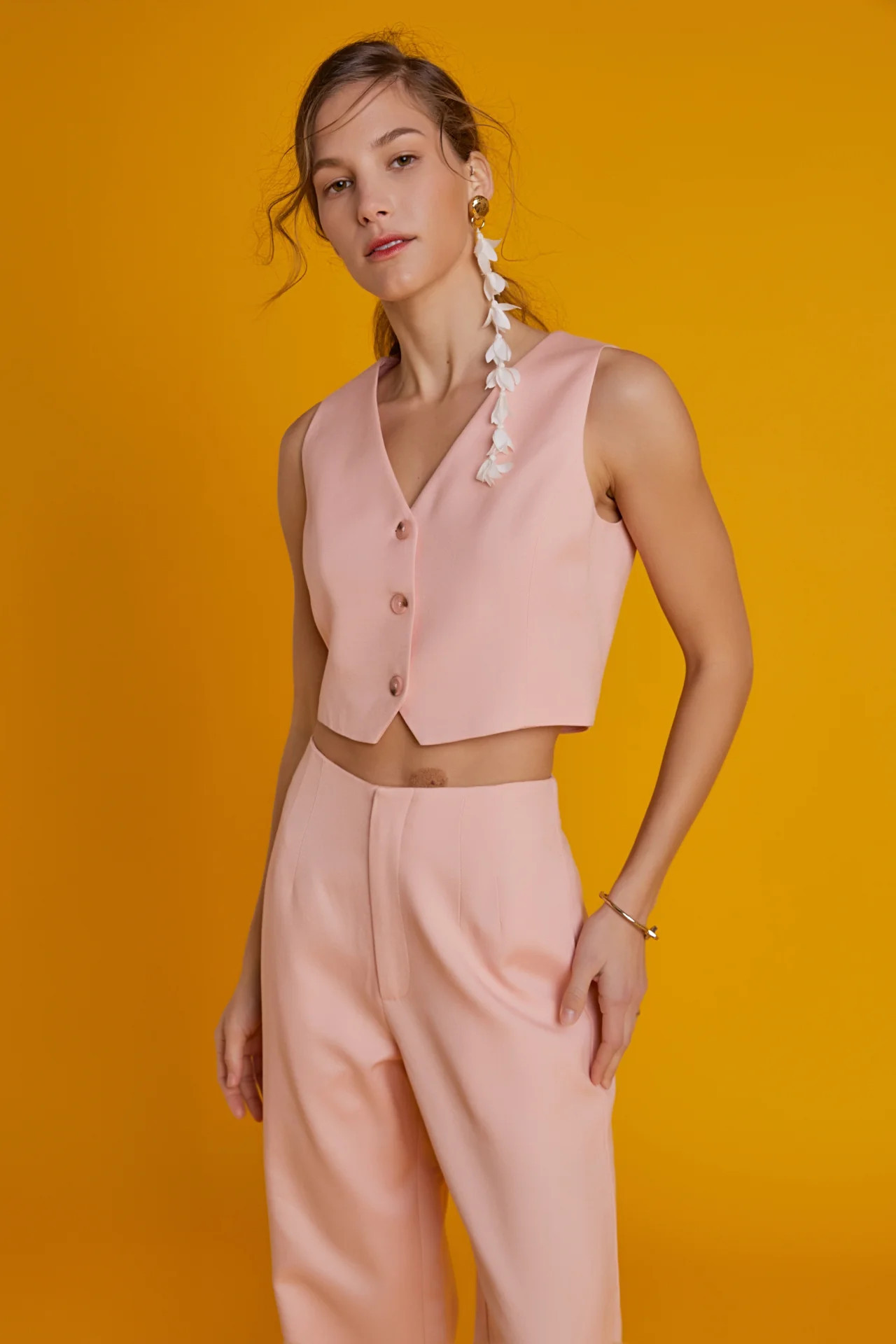 Linen Blend Vest | OBJECTRARE