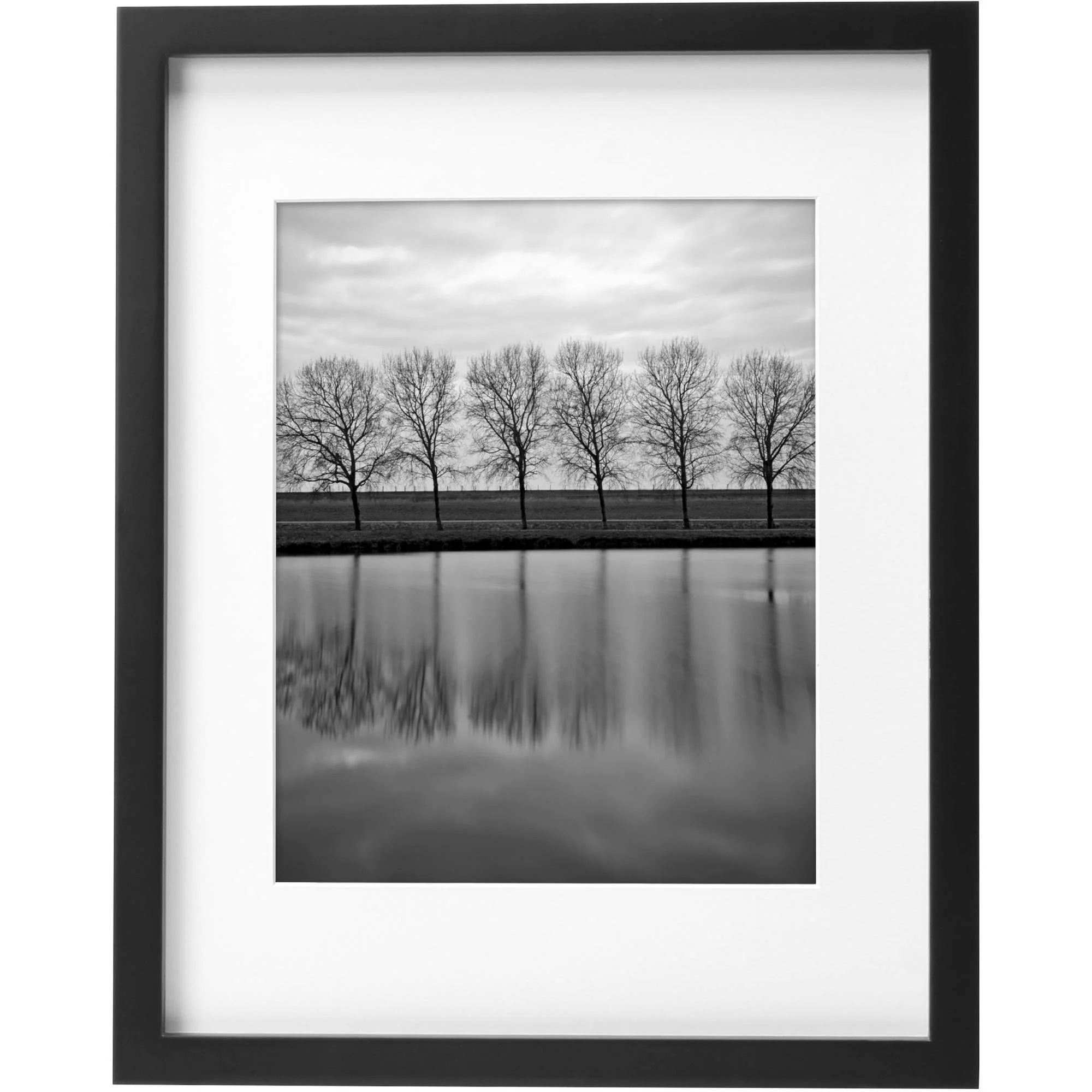 Better Homes & Gardens Gallery Picture Frame 11" x 14", Matted for 8" x 10", Black | Walmart (US)