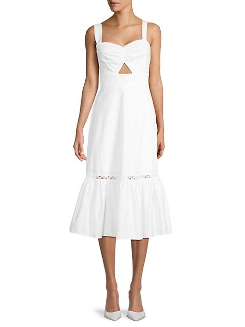 Cutout Flounce Dress | Saks Fifth Avenue OFF 5TH