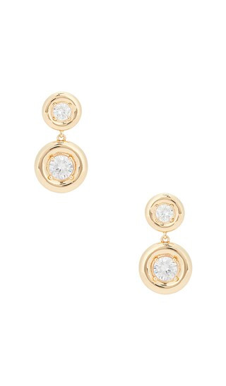 Gypsy Set Crystal Earrings in Gold | Revolve Clothing (Global)