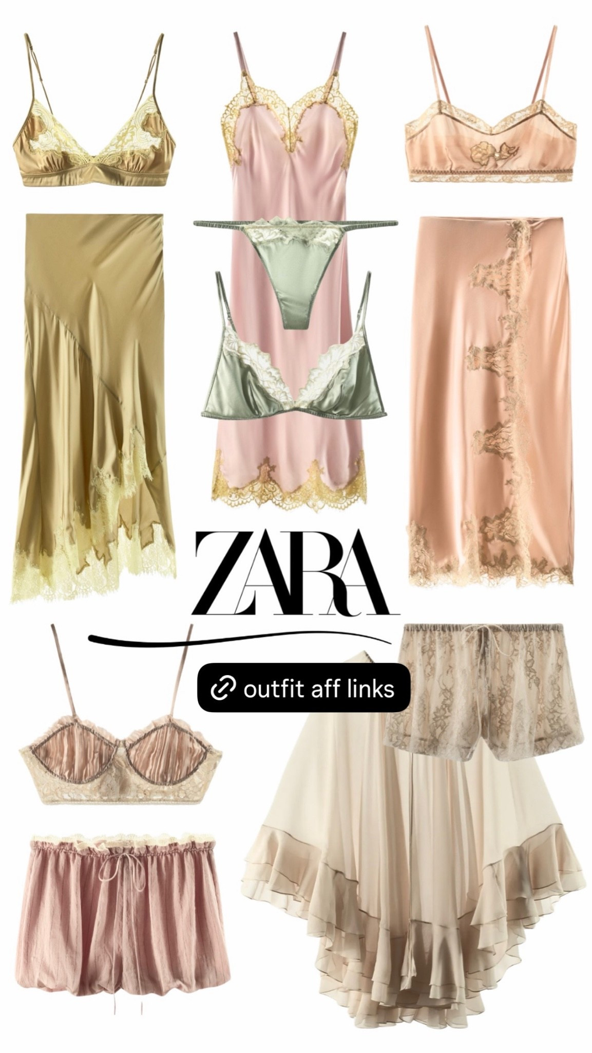 The prettiest Zara order 🩰 
Lace & satin detailing for summer

#LTKsummer #LTKstyletip #LTKdresses