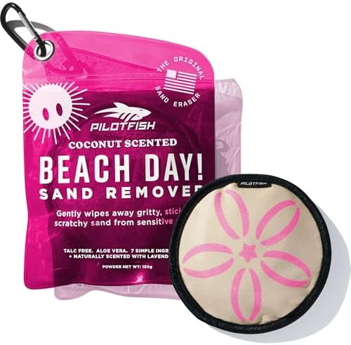 Pilotfish Beach Essentials Sand Remover Bag, Gentle Skin-Friendly Formula with 7 Natural Ingredie... | Amazon (US)