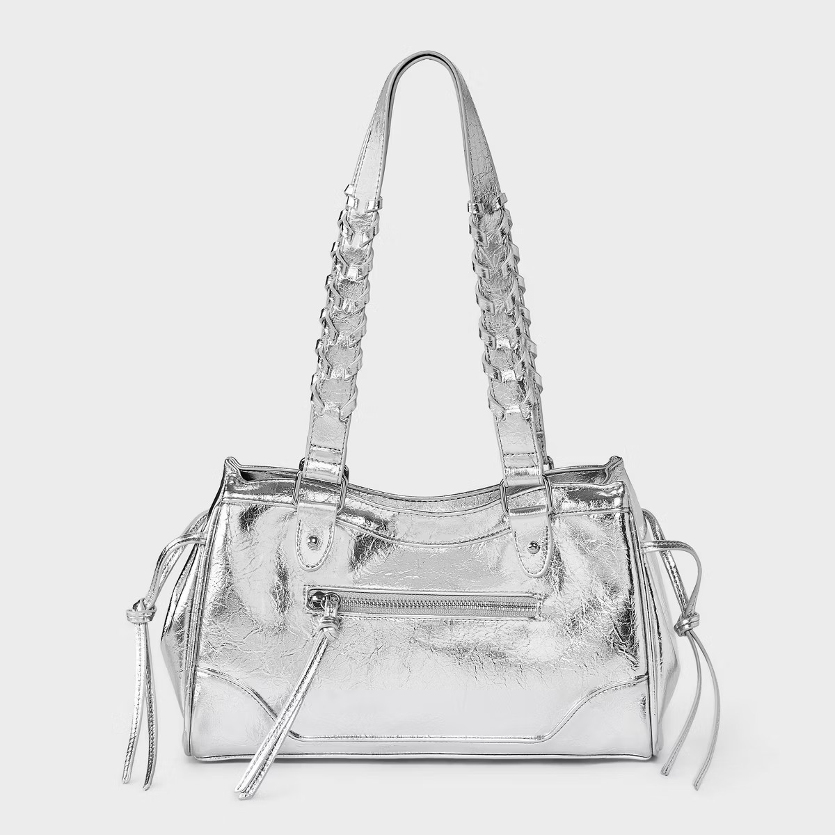Whipstitch Handle Satchel Bag - Wild Fable™ with Olivia Dayton Black | Target