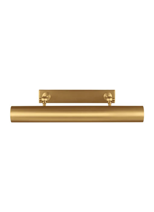Kenyon Two Light Picture Light Burnished Brass | Lighting Design