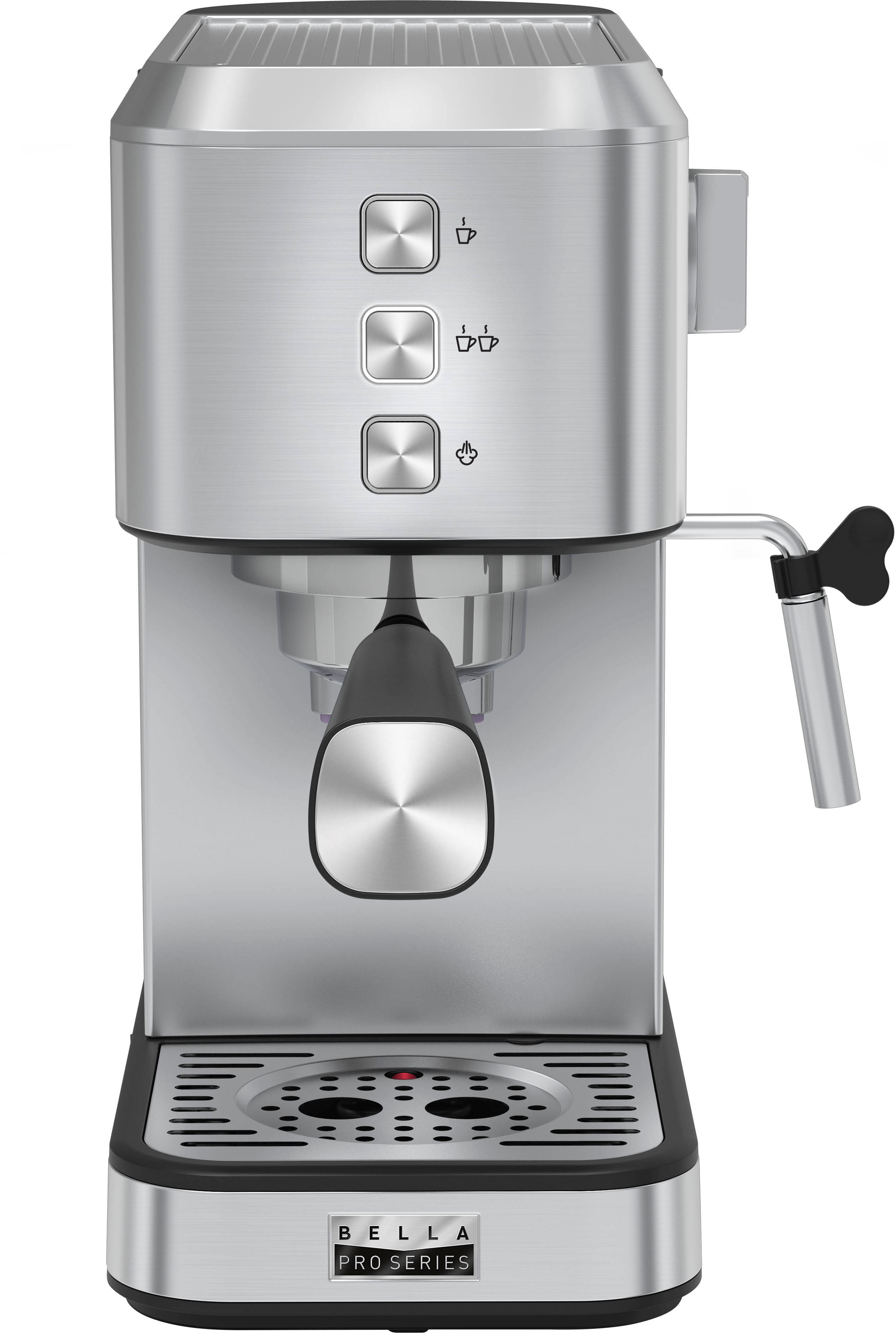 bella PRO - Slim Espresso Machine with 20 Bars of Pressure - Stainless Steel | Best Buy U.S.