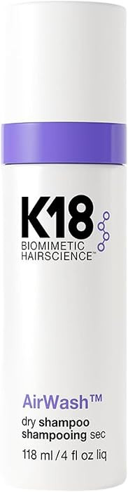 K18 AirWash Non Aerosol Dry Shampoo Spray, 4 Fl Oz | Amazon (US)